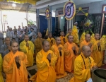 Phái đoàn BTS huyện Phú Vang phúng viến tang lễ thân phụ Sư cô Thích nữ Tuệ Nhẫn