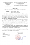 Thông báo: Tạm hoãn tổ chức Lễ Động thổ - Đặt đá xây dựng trụ sở Văn phòng BTS huyện