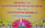 Phân Ban Ni Giới TW & Ban TTXH GHPGVN tỉnh Thừa Thiên Huế thăm và tặng quà tại Phú Vang