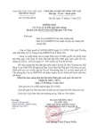 Thông báo treo cờ