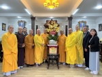 Ban trị sự Phật giáo huyện Phú Vang thăm và chúc Tết chư Tôn đức giáo phẩm lãnh đạo Giáo hội và các Cơ quan chính quyền