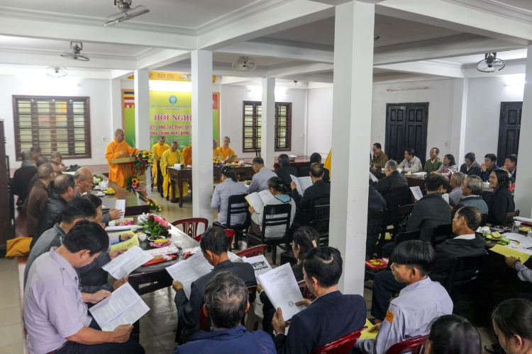 Hội nghị Tổng kết công tác Phật sự năm 2018 Phật giáo huyện Phú Vang