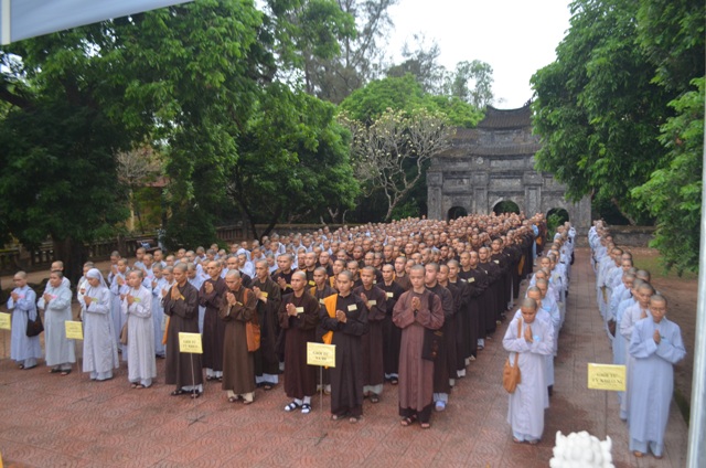 Tổ chức khảo thí giới tử xuất gia thọ giới Đại giới đàn Trí Thủ