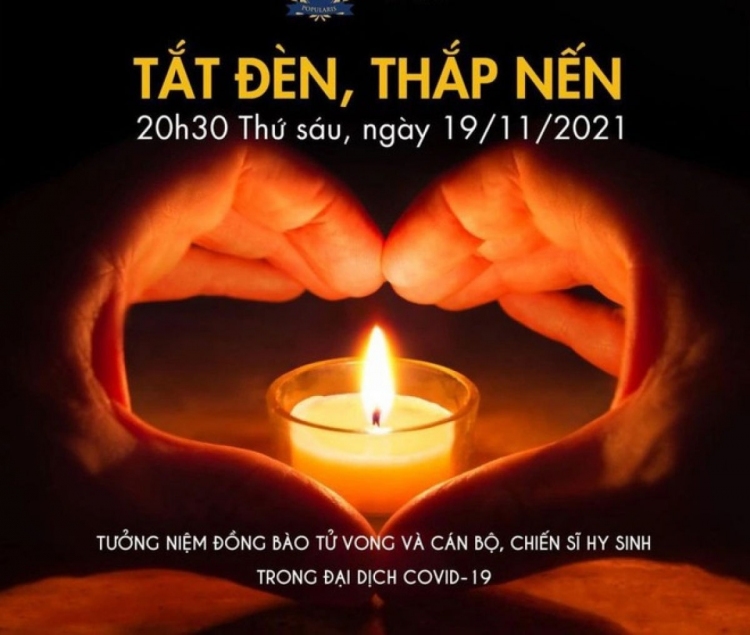 Phật giáo Thừa Thiên Huế hưởng ứng lễ tưởng niệm đồng bào tử vong do dịch bệnh Covid-19