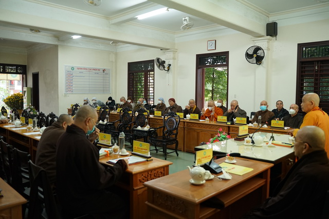 Họp công tác tổ chức Đại hội đại biểu Phật giáo tỉnh Thừa Thiên Huế lần VIII