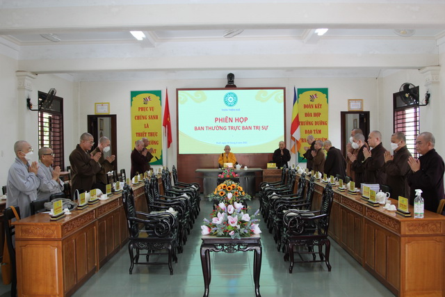 Ban Tổ chức Đại lễ Phật đản PL.2566 - DL.2022 họp triển khai Phật sự