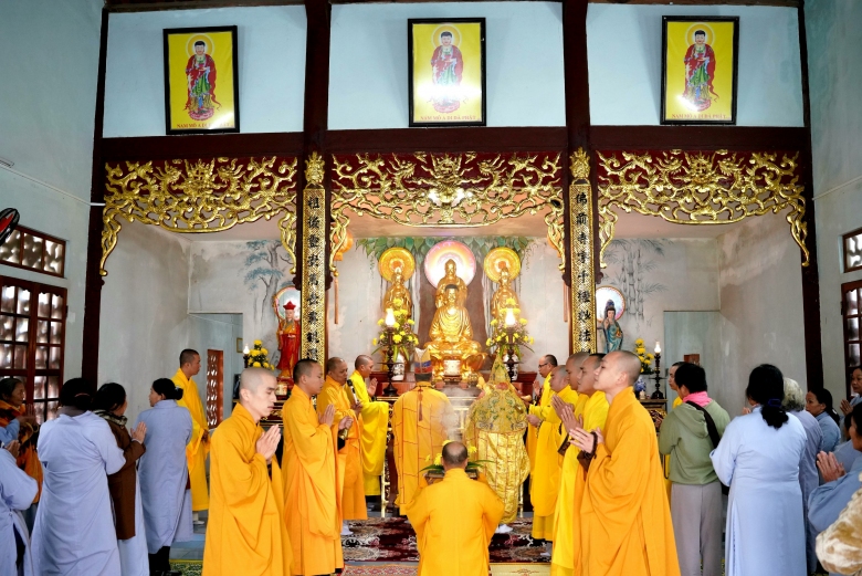 Lễ Sái tịnh trụ sở Văn phòng BTS - Đạo tràng tu học Trừng Thanh tổng kết năm Nhâm Dần...
