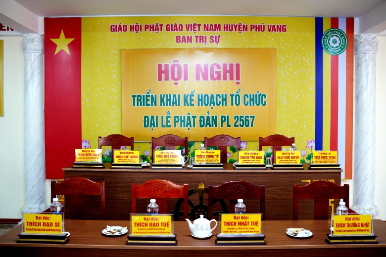 Hội nghị triển khai kế hoạch tổ chức Đại lễ Phật đản PL.2567 – DL. 2023.